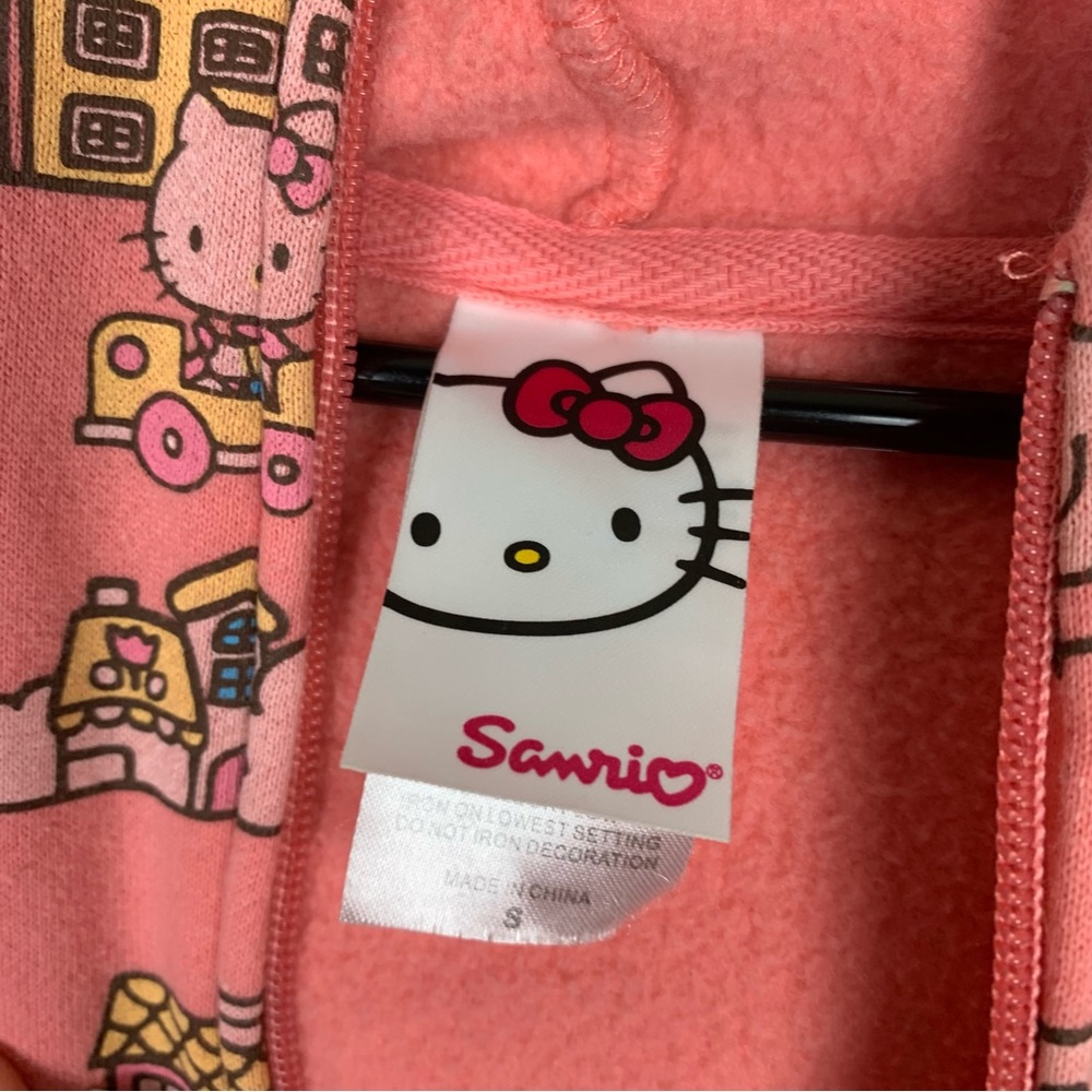 Hello kitty full zip hooded jacket size small y2k - Picture 2 of 6